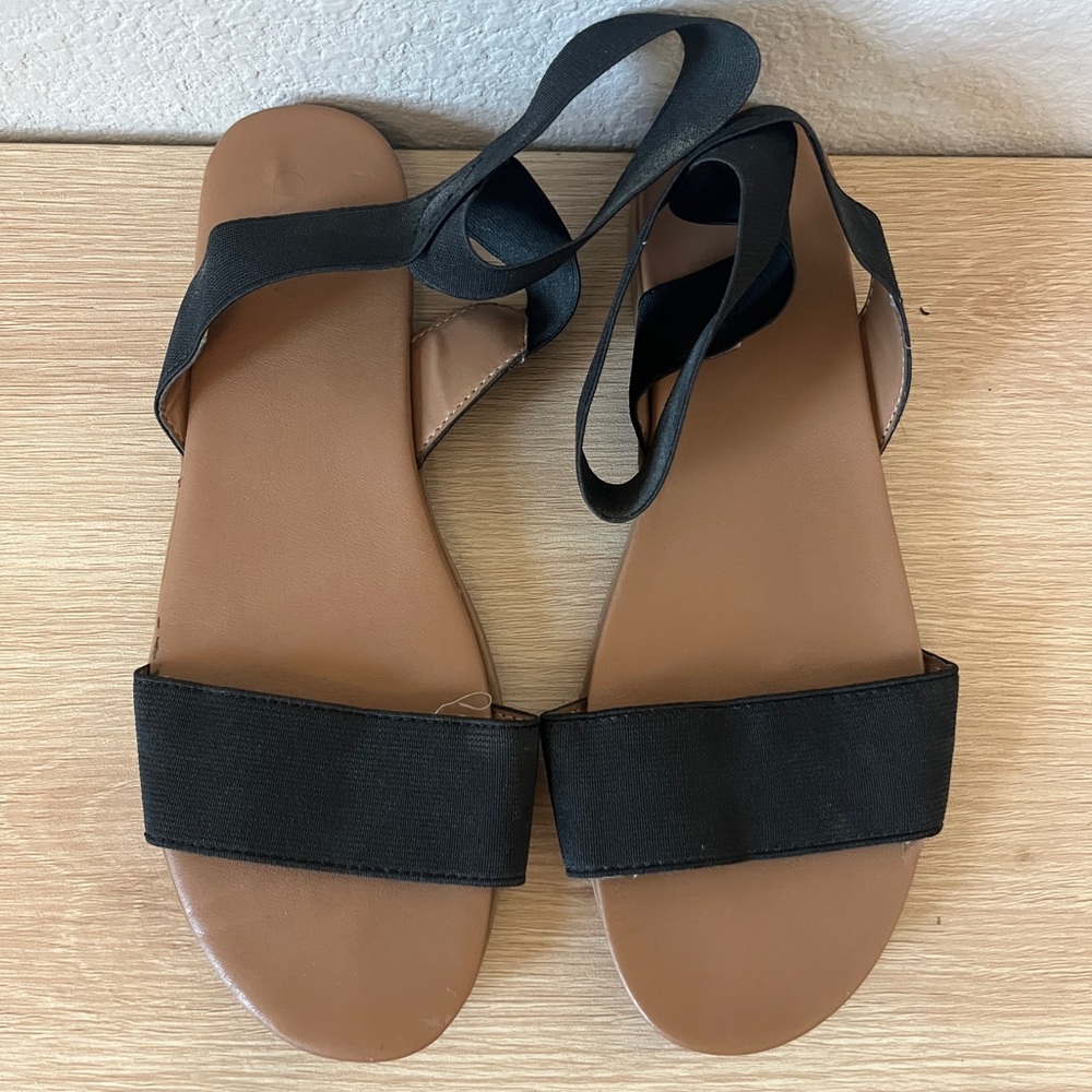 Abound Black and Brown Flats